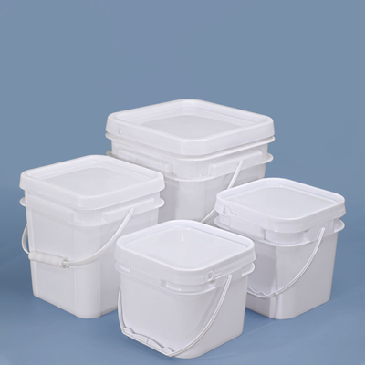 2.5L スクウェア バルク プラスチック バケツ 緑 黄色 黒色