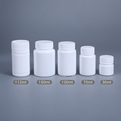 70ml HDPE プラスチック 薬局 空き錠剤 ボトル 大量 丸い
