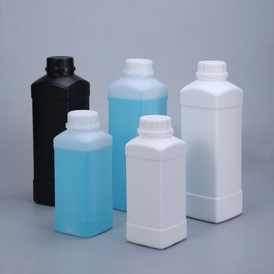 高耐久性 化学 耐久性 改造 防止 蓋付き 方形 HDPE ボトル