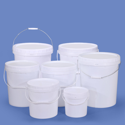 食品貯蔵用のスクリュートップ付き丸型耐久性5L 10L 20L 5Galプラスチックバケツ