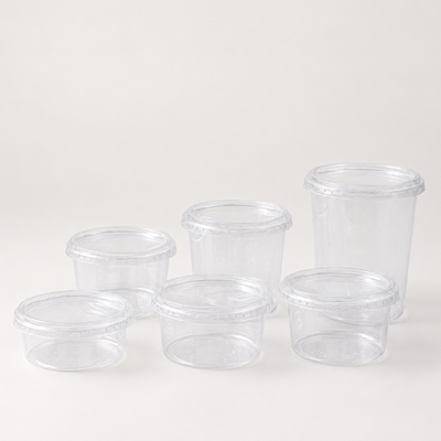 カスタムクリアPETプラスチックカップ、フラットまたはドーム蓋付き冷たい飲み物ミルクティー水ワイン飲料包装使用バルク