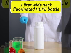 1000ml 液体化学 貯蔵 酸とアルカリ抵抗のためのフッ化プラスチックボトル