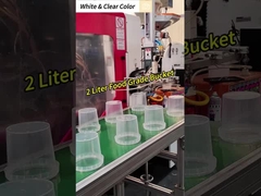 2L プラスチックバケツ 蓋付き ヨーグルト クッキー 食品 保存