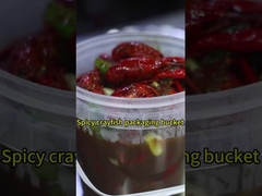 透明 な 食品 プラスチック 桶 と 蓋 が ある